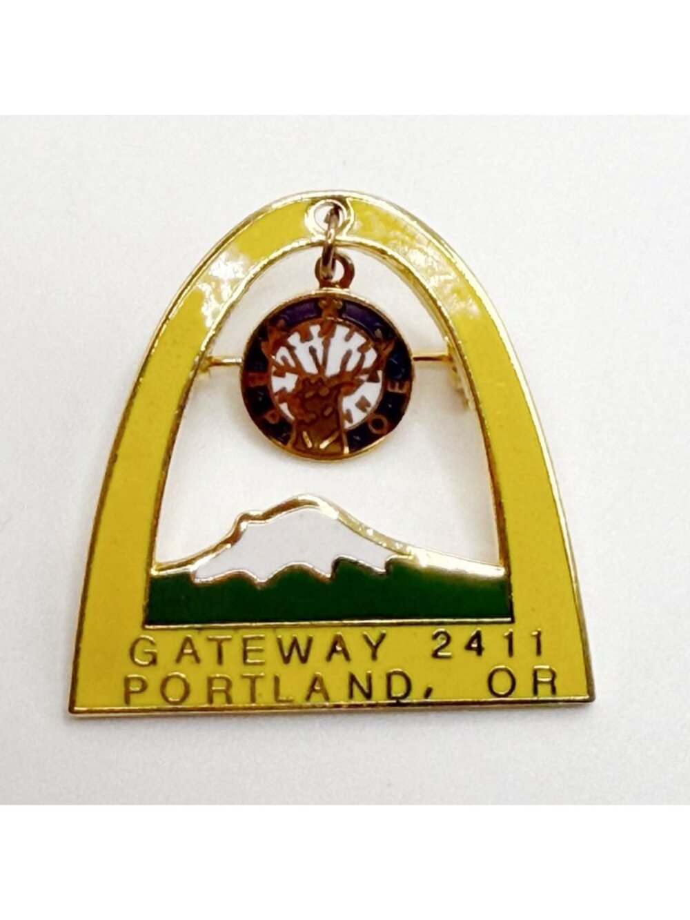 BPOE Elks Gateway 2411 Portland Oregon Lapel Hat Pin Brooch B61